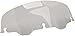 Wind Vest Bagger Smoke Replacement Screen for H-D Road Glide (sizes 10, 13, 14) - 10280