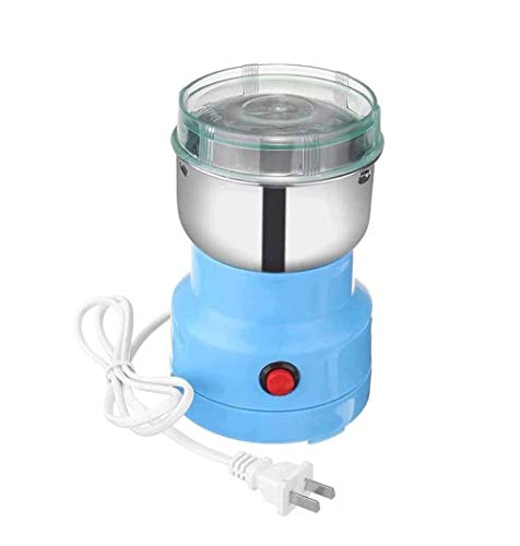 ZOUSHUAIDEDIAN Elektrische Kaffeemühle, 150w kraftvolle Mühle mit Edelstahlklingen, Kleiner Fast-Mühlenschleifen for…