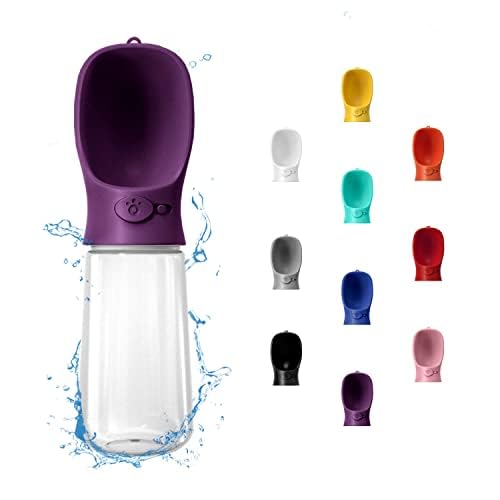 WePet Tragbare Hunde-Wasserflasche, 550 ml, Auslaufsicherer Trinknapf für Hunde – Praktisch für Spaziergänge, Wandern & Reisen – Aus lebensmittelechtem Kunststoff