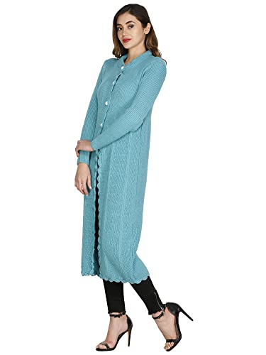Image of Matelco Women's Wool Round Neck Cardigan