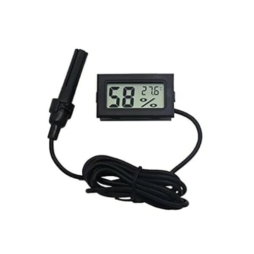 Convious mini LCD Digital Thermometer for Room temperature Indoor Fish tank Aquarium Fridge Hygrometer Temperature Humidity Meter with extended probe