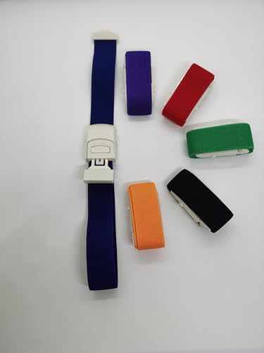 Image of 6-Pack Tourniquet Elastic, First Aid Quick Release Medical Sport Emergency Buckle Band(Multi Colors)