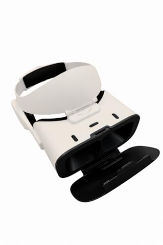 VR SHINECON 3D VR Headset for Phone, Bluetooth Integrated VR Goggles, 120° Wide Viewing Angle, Adjustable Focus & IPD, Glasses Friendly, Compatible with 4.7–7.0' iPhone & Android Smartphones