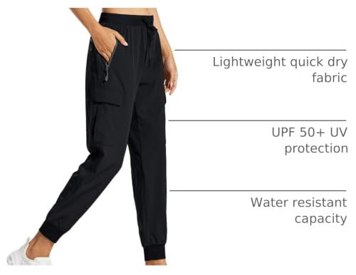 Image of Libin Women's Hiking Cargo Pants Quick Dry Joggers Petitle /Regular /Tall