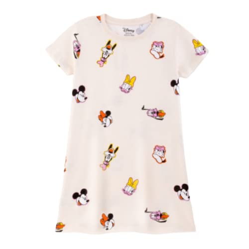 Nap Chief Kids Official Character Cotton Dress for Girls, A line Summer Dress for Casual Wear