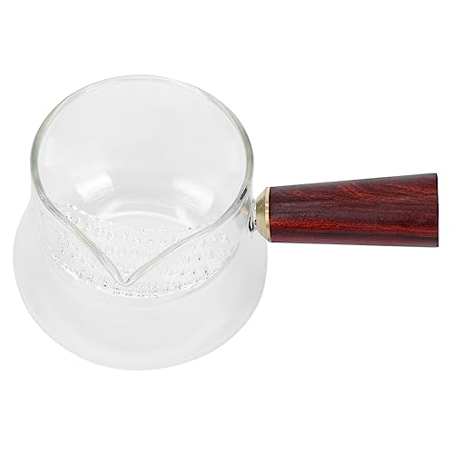 Garneck - Tea Dispenser Wooden Handle Tea Art Cup Easy to Clean for Home Office Use
