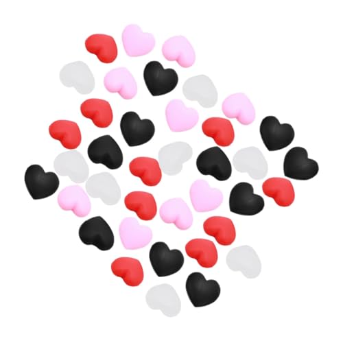 WOFASHPURET 40組 メガネ不要 イヤーグリップ シリコン製 眼鏡ホルダー ハート型 アウトドア スポーツ ハイキング 登山 快適 丈夫