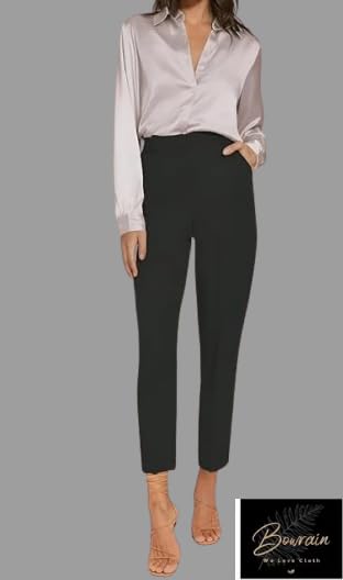 Image of Bowrain Women's Full Sleeves Satin Shirt