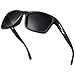 Occhsouo Sonnenbrille Herren Polarisiert - Damen UV400 Schutz CAT 3 CE Schwarz Sunglasses Men Retro Sport Sonnenbrillen für Angeln, Fishing, Fahren, Ski Ski günstig Kaufen-Occhsouo Sonnenbrille Herren Polarisiert - Damen UV400 Schutz CAT 3 CE Schwarz Sunglasses Men Retro Sport Sonnenbrillen für Angeln, Fishing, Fahren, Ski