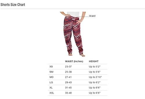 Zubaz Men's Standard Classic Zebra Printed Athletic Lounge Pants, Multi, Medium #TOP3