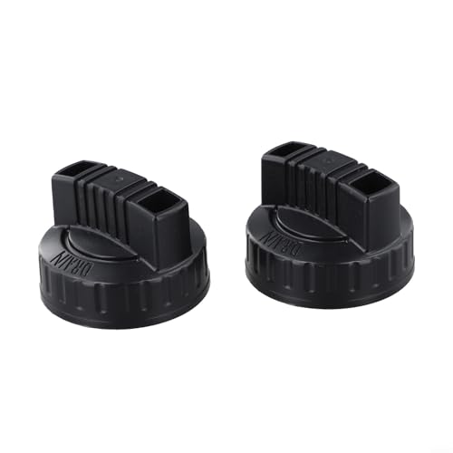Minhe Cubierta de drenaje compatible para modelos de aspiradora húmeda y seca WD1850 WD12460 WD1950 RV2600B, proporciona un sellado hermético y mantiene un funcionamiento óptimo de vacío (2 piezas)