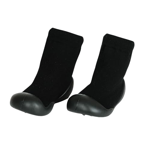 Baby Sock Shoes - Easy Slip On Toddler Slippers Socks - Barefoot, Wide Toe Box Gym Baby Sneakers - Comfortable Baby Booties - Effortless First Walker Shoes