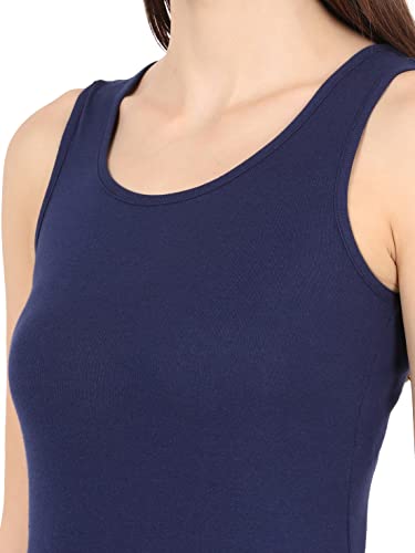 Image of Jockey A113 Women's Super Combed Cotton Rib Fabric Slim Fit Solid Tank Top