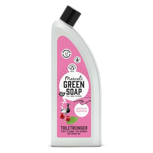 Marcel's Green Soap - Toilettenreiniger Patschuli & Cranberry - Mikroplastikfreie Formel - Vegan - 100% recycelte Plastikflasche - 750 ml