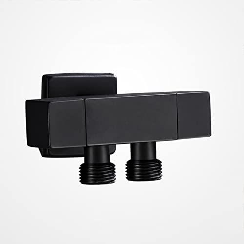 Vanne de robinet de salle de bain noire pour rénovation moderne d'évier et WC - 2