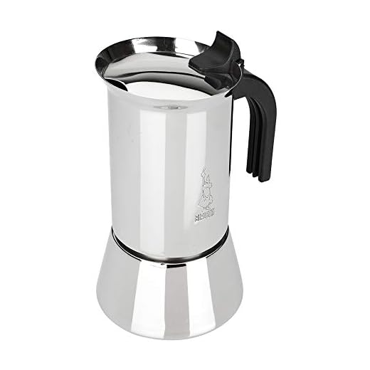 Bialetti Venus Induction 4 Cup Espresso Coffee Maker, Stainless Steel, Pack of 1
