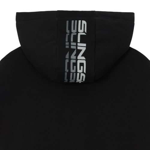 Polaris Slingshot Unisex Pullover Hoodie Sweatshirt, Comfortable Cotton Blend, 60% Cotton, 40% Poly Fleece, Black - 28648843