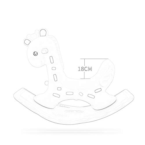 Schaukelpferd Baby Schaukelstuhl Baby Kunststoffgürtel Musik Trompete verdickt Kinder Spielzeug 1-2 Jahre Alten Trojaner… – Bild 3