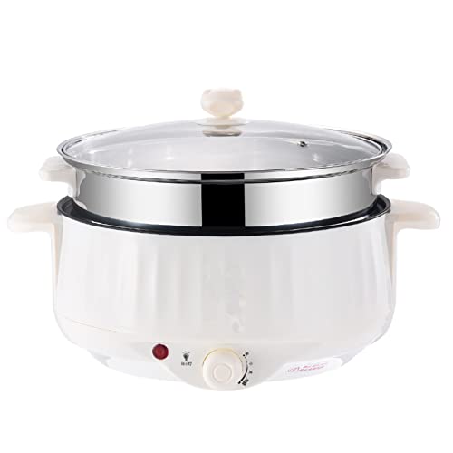Jonoisax Cocina Eléctrica Multifunción Multicocina Antiadherente - 1.7L - 2.7L Cocina Eléctrica para Viajes, Escuela, Hogar, 400W-1000W,1.7L