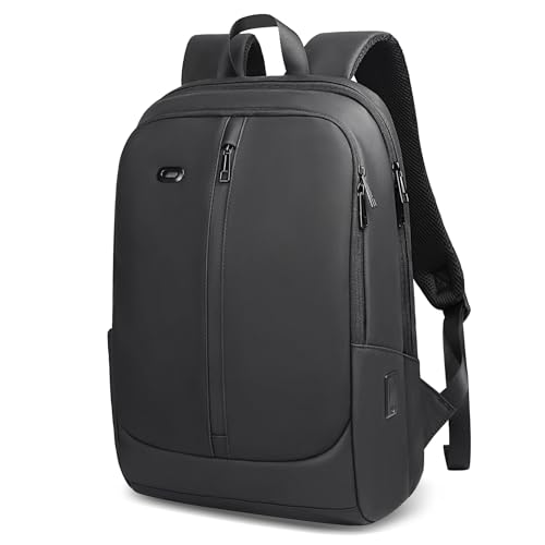 HEROIC KNIGHT Laptop Backpack with USB Charging Port 15.6 Inch Water-Resistant Work Travel Rucksack Lightweight Anti-Theft Business Computer Bag Casual Daypack for Women and Men- Black HEROIC KNIGHT Laptop Backpack with USB Charging Port 15.6 Inch Water-Resistant Work Travel Rucksack Lightweight Anti-Theft Business Computer Bag Casual Daypack for Women and Men- Black