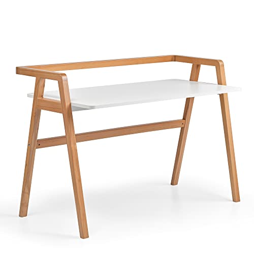 WELL HOME FURNITURE & DECORATION Table extensible en bois de hêtre, finition SANS vernis WELL HOME FURNITURE & DECORATION Table extensible en bois de hêtre, finition SANS vernis