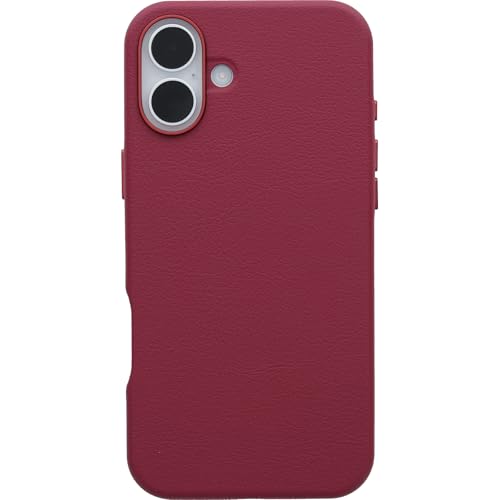 Image of OtterBox iPhone 16 Plus Symmetry Series Cactus Leather for MagSafe - Foxberry Pink