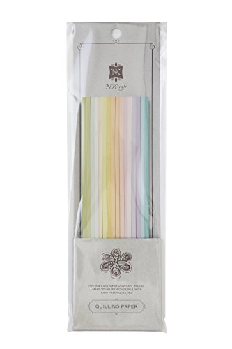 Papier kraft quilling NK pour décorer vos albums avec 16 couleurs variées