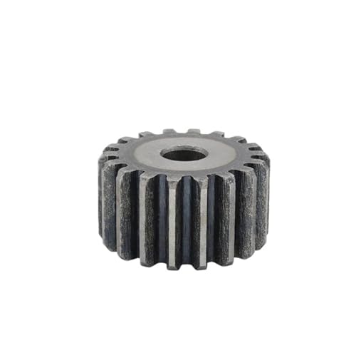 Bevel Gear Pinion Hardware Mechanical Flat Gear 2M-10/11/12/13/14/15/16/17/18/19/20T Carbon Steel Cylindrical Gear Height 20mm High Frequency Quenching Teeth(2M10T - Bore 8 mm)