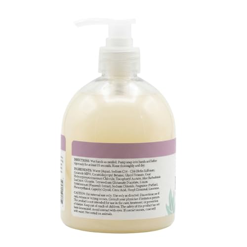 Image of Ginger Lily Farms Botanicals Conditioning Liquid Hand Soap Refill, 100% Vegan & Cruelty-Free, Whispering Rose Scent, 16.9 Fl Oz (Pack of 6)