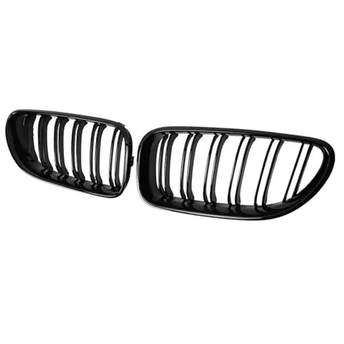 Grille de pare-chocs BMW F06 F12 F13 double lamelle noir brillant