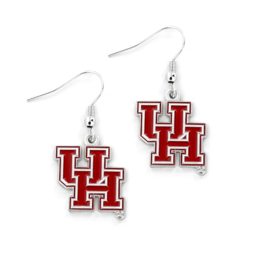 NCAA Houston Cougars Logo Dangler Earrings