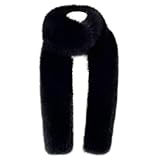 Colletto in pelliccia sintetica da donna in pelliccia sintetica con cappuccio di ricambio per cappotto invernale parka giacche morbida sciarpa invernale colletto in pelliccia elegante sciarpa