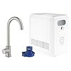 GROHE BLUE Professional | C-Auslauf Kit | mit Bluetooth und WiFi, Supersteel | 31302DC2