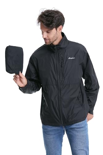 clothin Mens Lightweight Windbreaker Packable Jacket Water Resistant for Hiking Outdoor Cycling4