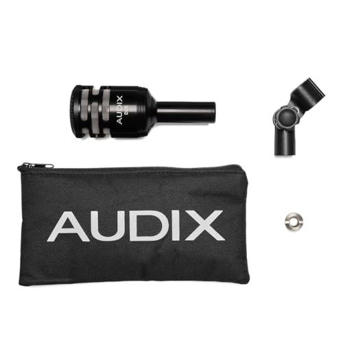 Image of AUDIX D6X Dynamic Instrument Microphone with 3 Selectable Filters, VLM Capsule Technology, and Cardioid Polar Pattern for Kick Drums, Percussion, and More