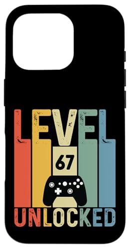 Level Sixty-Seven Unlock Video Game Meme 67 X}zP[X iPhone 16 Pro p