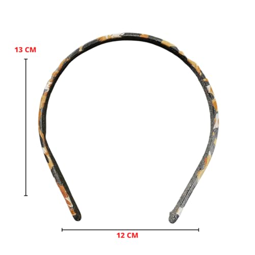 Kit 2 Peças Tiara Para Cabelo Estampa Animal Print Blogueira (Animal Print 3, Normal)