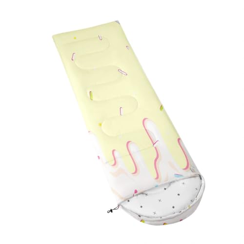 Bolsa de Dormir para Niños Independence Day, color Light Pink Yellow, para Camping, Viajes y Excursionismo miniatura 4