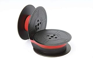 SMITH CORONA CORSAIR BLACK/RED TYPEWRITER RIBBON FABRIC ONLY TO REWIND