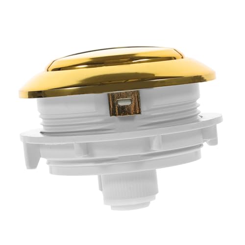 Didiseaon Bouton Double Poussoir pour Réservoir de Chasse Accessoire de Toilette Finition Dorée Facile
