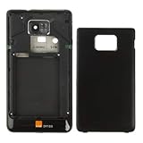 Akkudeckel für Galaxy S II / i9100, Schwarz