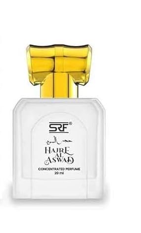 Image of Hajre Al Aswad Luxury Concentrated Perfume Oil for Unisex, 20 ml | Long Lasting Non Alcoholic Attar | Rich Oud Musky Oriental Fragrance | Premium Arabic Perfume Oil