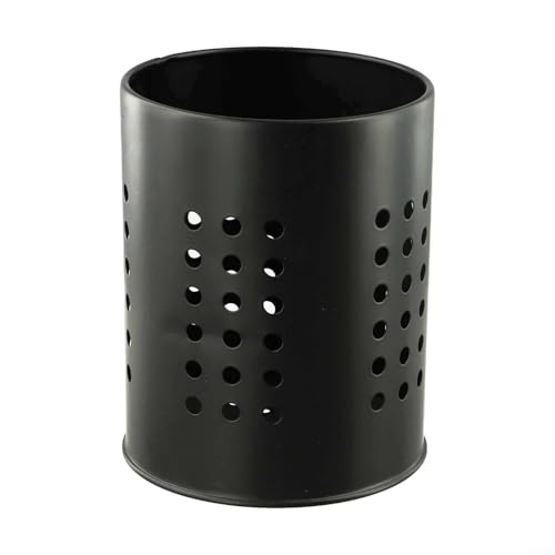 Edelstahl-Küchenutensilienhalter, Organizer, Besteckständer, Abtropfgestell mit Ablauflöchern für Thekenorganisation, Aufbewahrungsbehälter,...