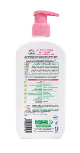 Love & Lait de Toilette Hydratant Bio 0% 500 ml Fabriqué en France - vue 2