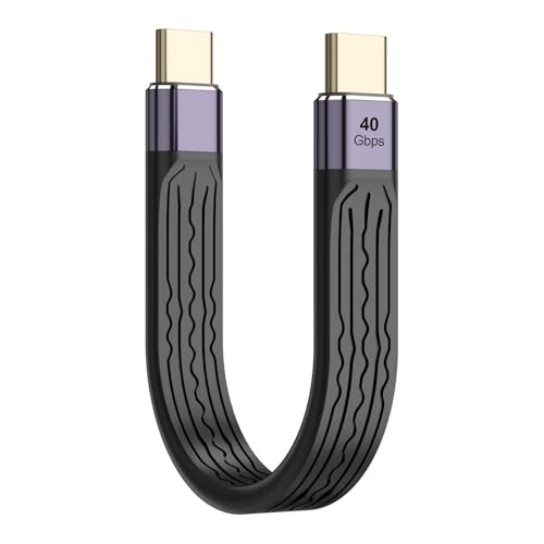 OFFCUP Cable USB Tipo C, 40GB Cable USB C a USB C Corto, Cable de Datos Carga Rapida, para Huawei, Honor, Xiaomi, Samsung, Meizu, Vivo, Nut, Huawei Tablet M5, Xiaomi Tablet 4