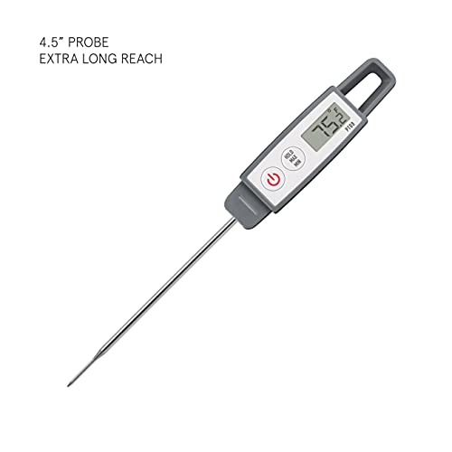 Lavatools Pt09 4.5" Commercial Grade Digital Instant Read Meat Thermometer For Kitchen, Food Cooking, Grill, Bbq, Smoker, Candy, Home Brewing, And Oil Deep Frying #TOP1