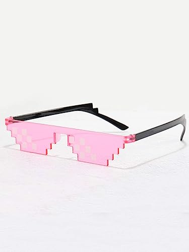 Image of Thug Life Sunglasses Pixel Gangsta Life Funny Novelty Shades