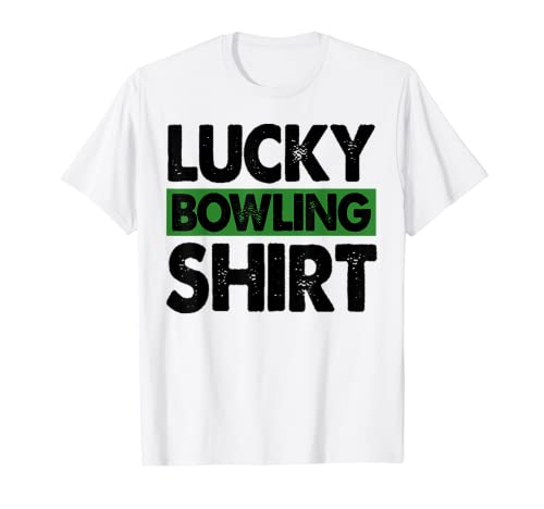 Divertente Lucky Bowling Tee Shirt Uomo Donna Regalo Maglietta