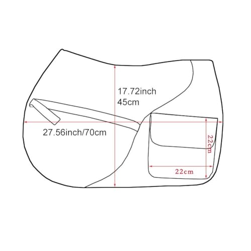 Tapis de selle en laine d'agneau pour la randonnée du cheval