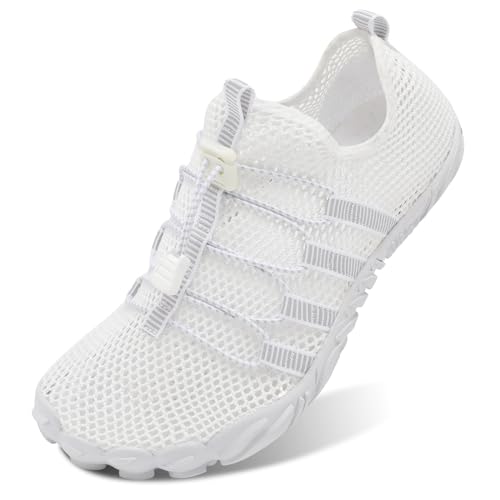 Image of L-RUN Barefoot Water Shoes Women Mens Aqua Sock Athletic Hiking Water Sports Shoes for Swim Beach Pool Sand Diving Walking